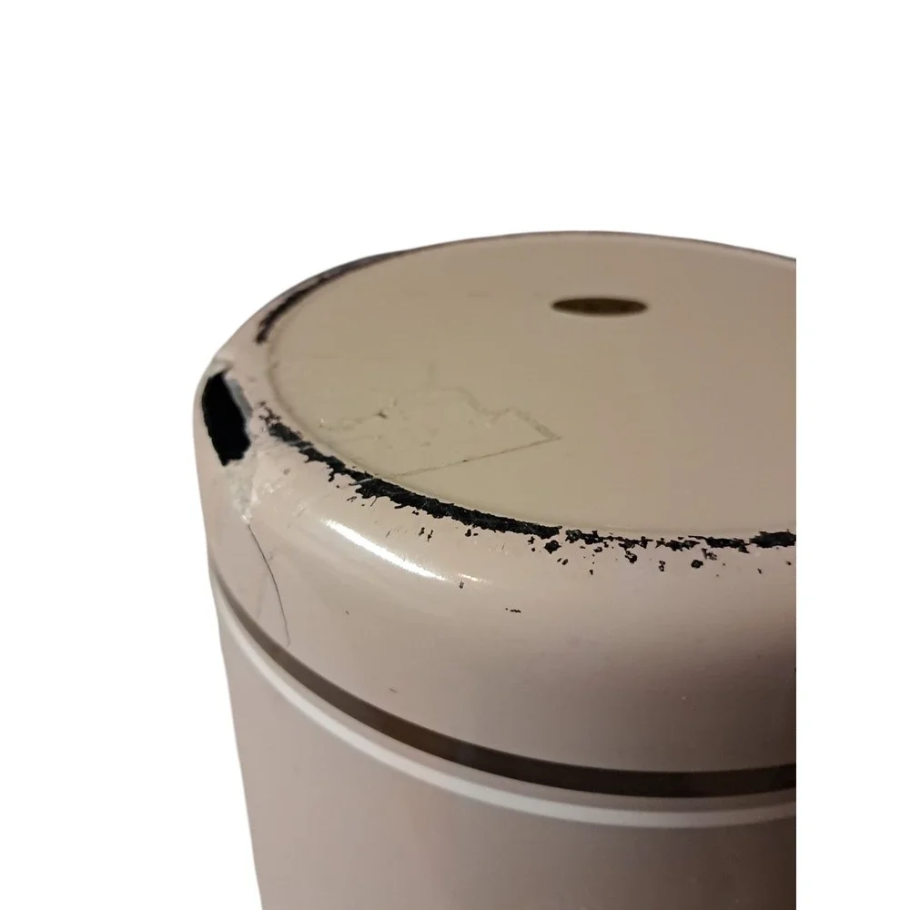 Vintage MCM Andre Richard Waste Basket Trash Can  Wooded Ducks ‎ Made In Japan
